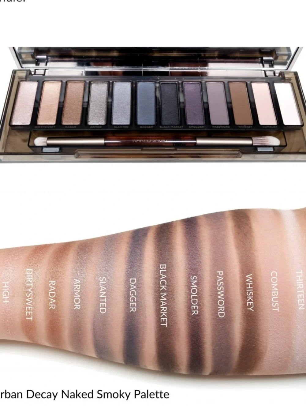 Urban Decay Smoky Eyeshadow Palette